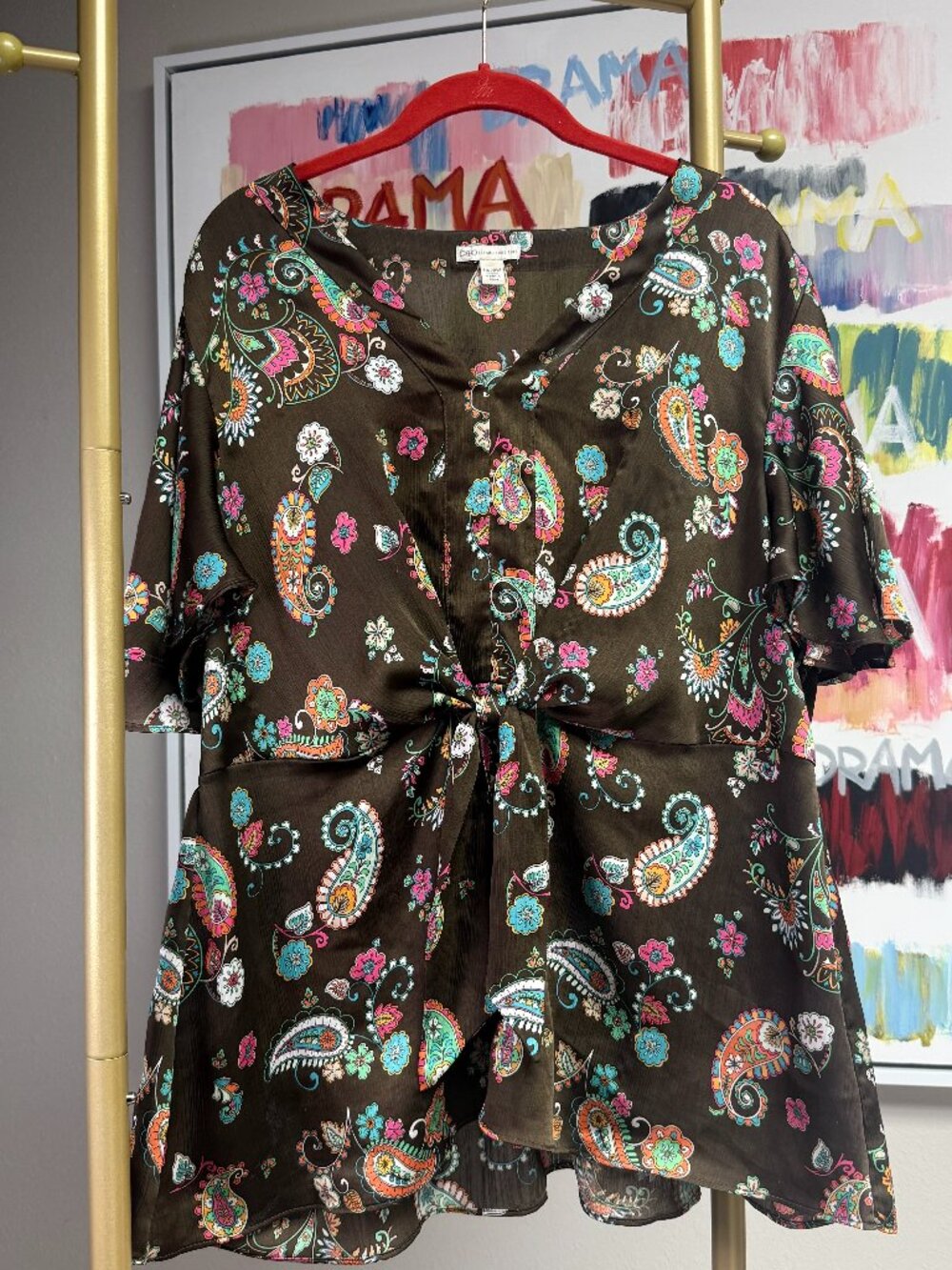 Beautiful BOHO Angel Sleeve Top